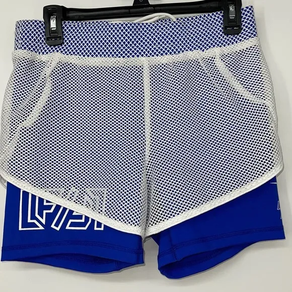 LF THE BRAND ROYAL BLUE SHORTS WITH WHITE MESH NET MEDIUM - Image 3