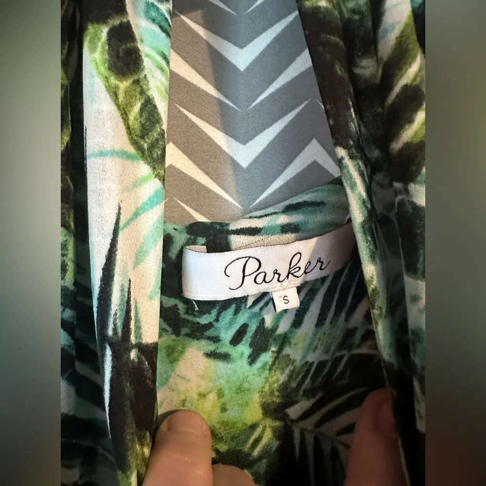 Parker | Kansas Floral Print Sleeveless Halter Hi-Low Maxi Dress, Size S - Image 7