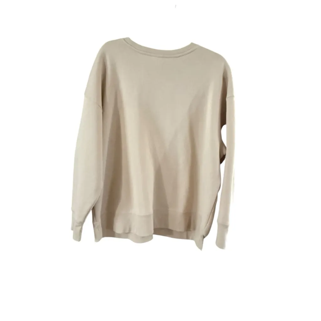 Women's The Rolling Stones Beige Red Graphic Sweatshirt L - Image 10