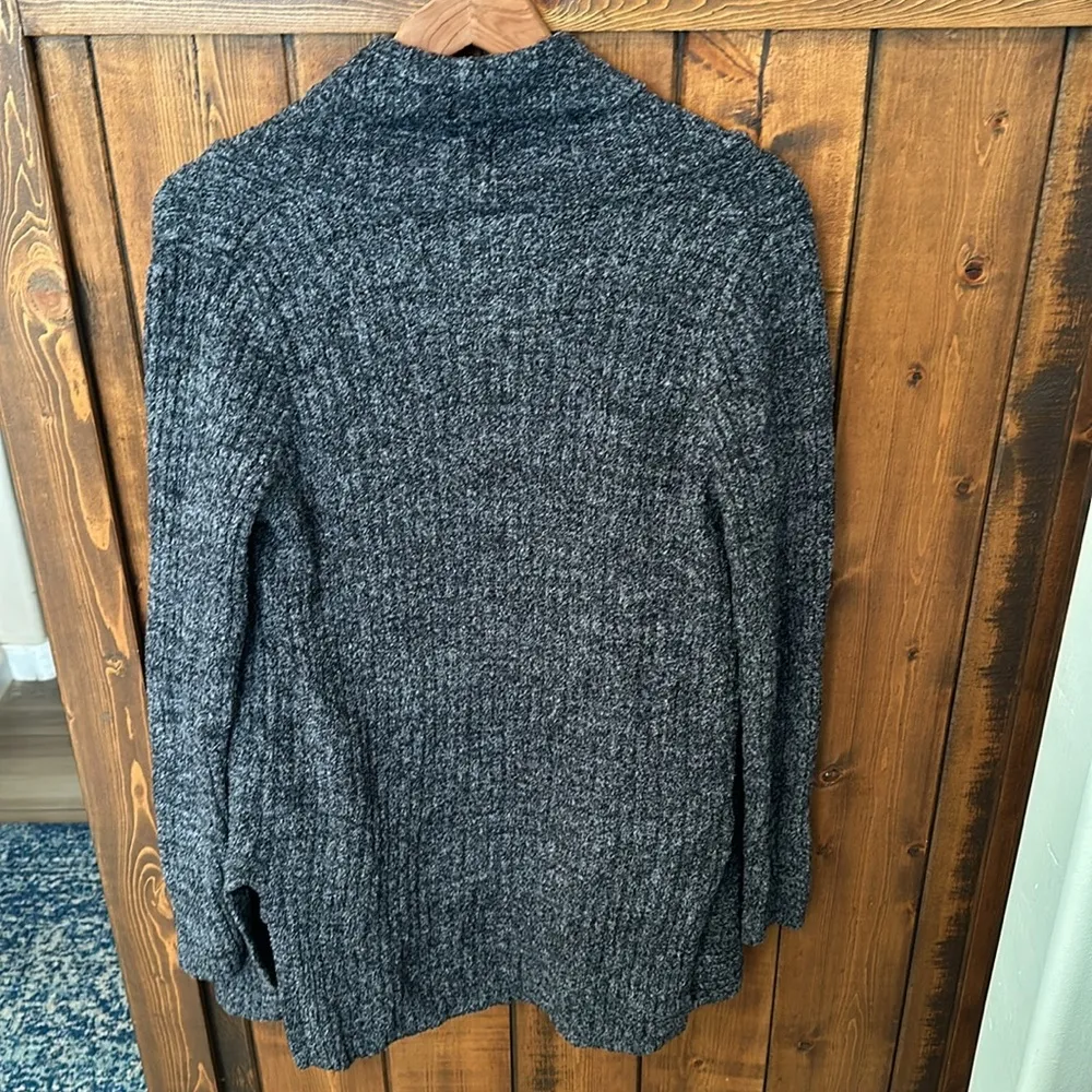 Barefoot Dreams Cozychic Lite Montecito Cardi 494 charcoal, Size S - Image 4