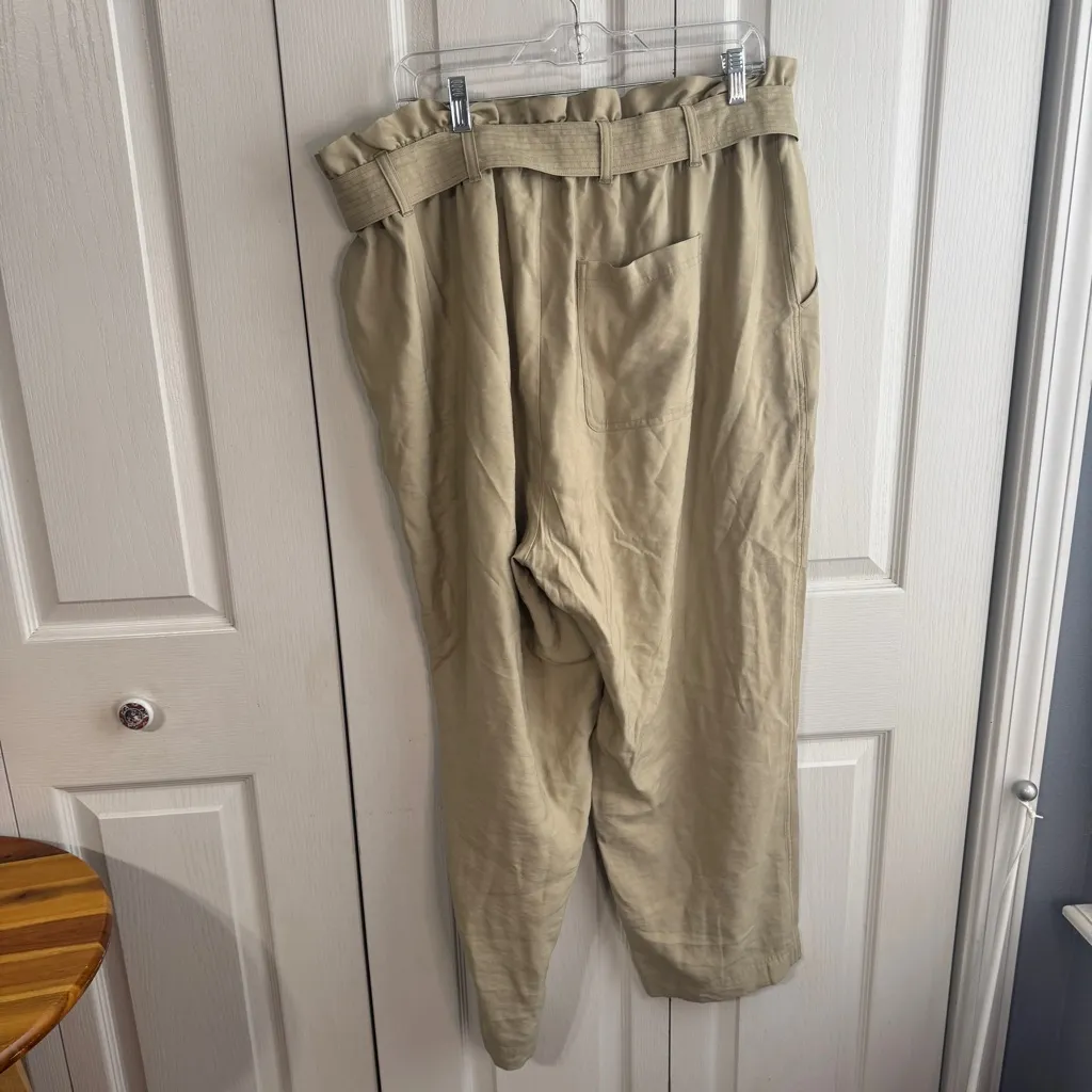 A New Day super high rise tapered ankle paper bag pants size XXL - Image 4