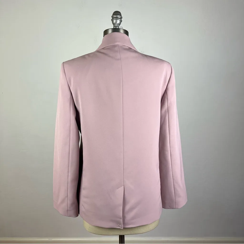 Topshop Lilac Single Button Blazer - Image 5