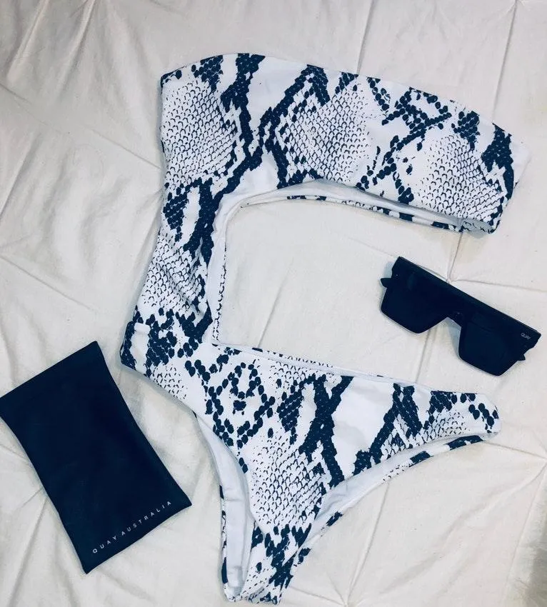 Boutique Brand New Connected Snakeskin Bikini ★ - Image 3