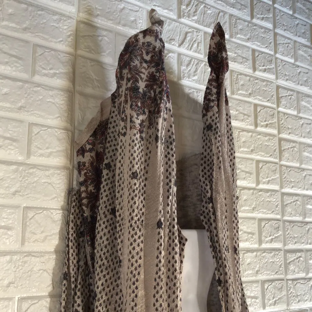 Charlotte Russe paisley‎ flutter cardigan - Image 2