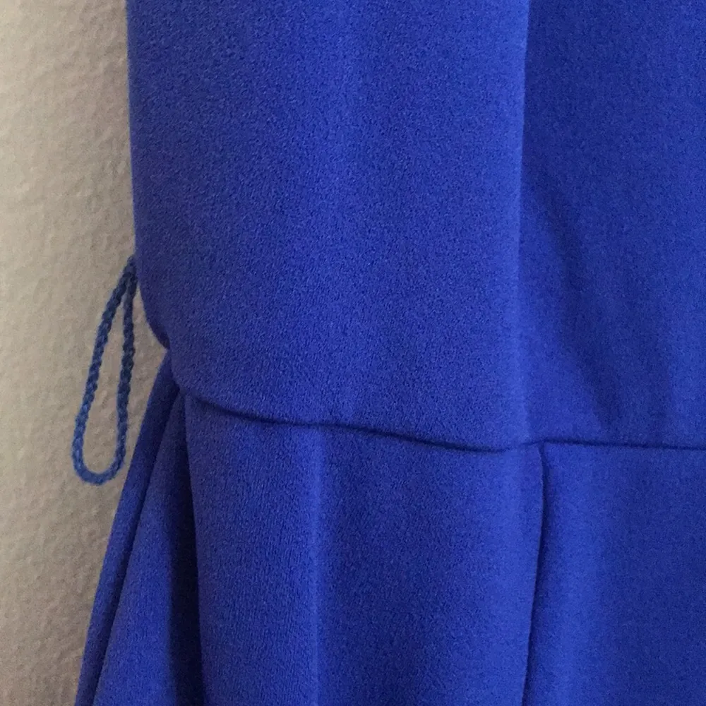 New SHELBY & PALMER Ruffle Sheath Dress Royal blue 6 - Image 10