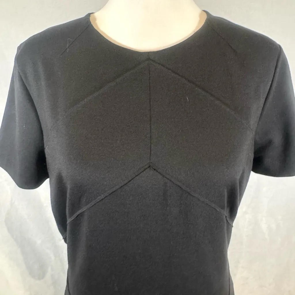 Gianni Bini black drop waist fringe dress size large - Image 4