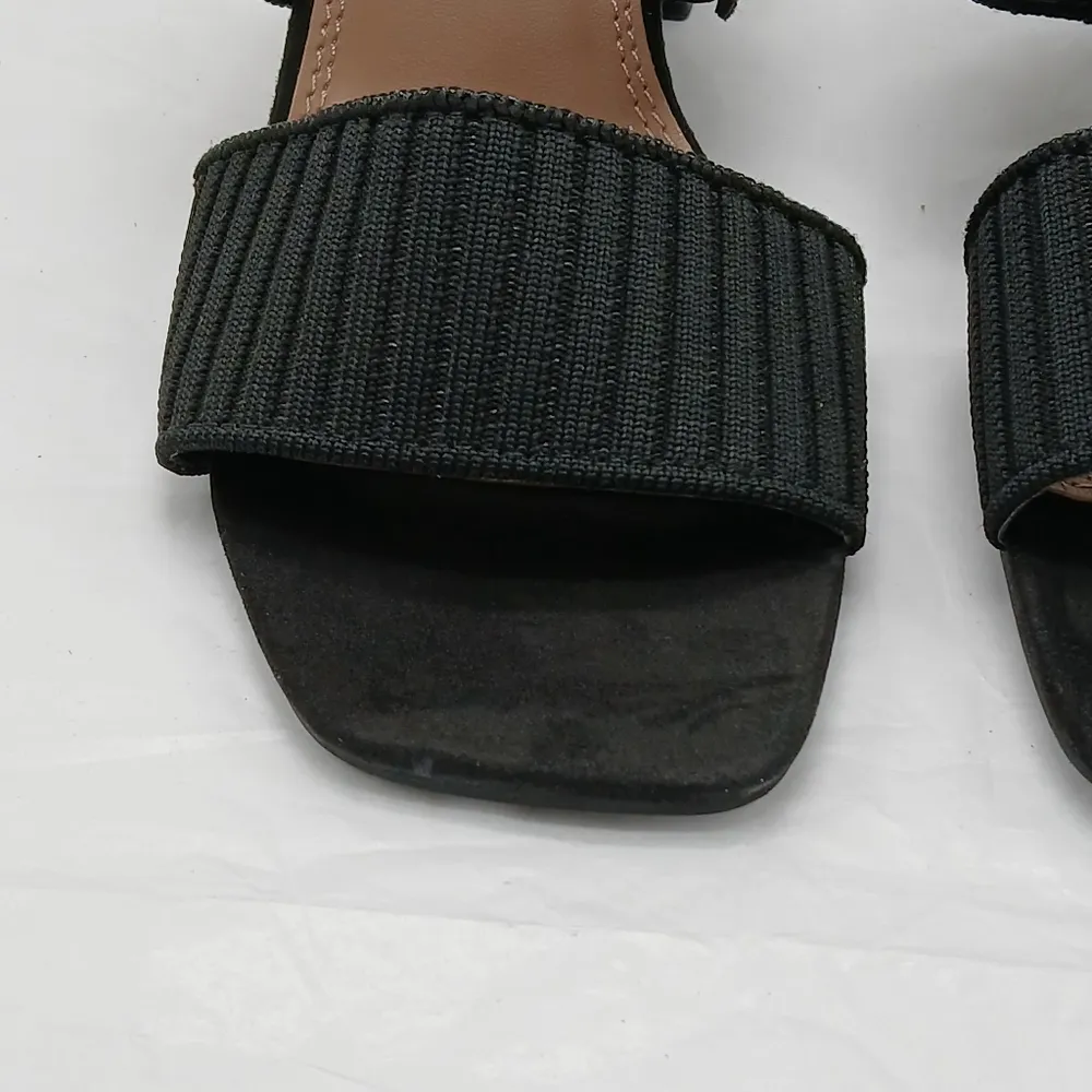 Mia Laela Sandals Shoes Women's Size 6M Black Minimalist Slip On Square Toe - Image 6