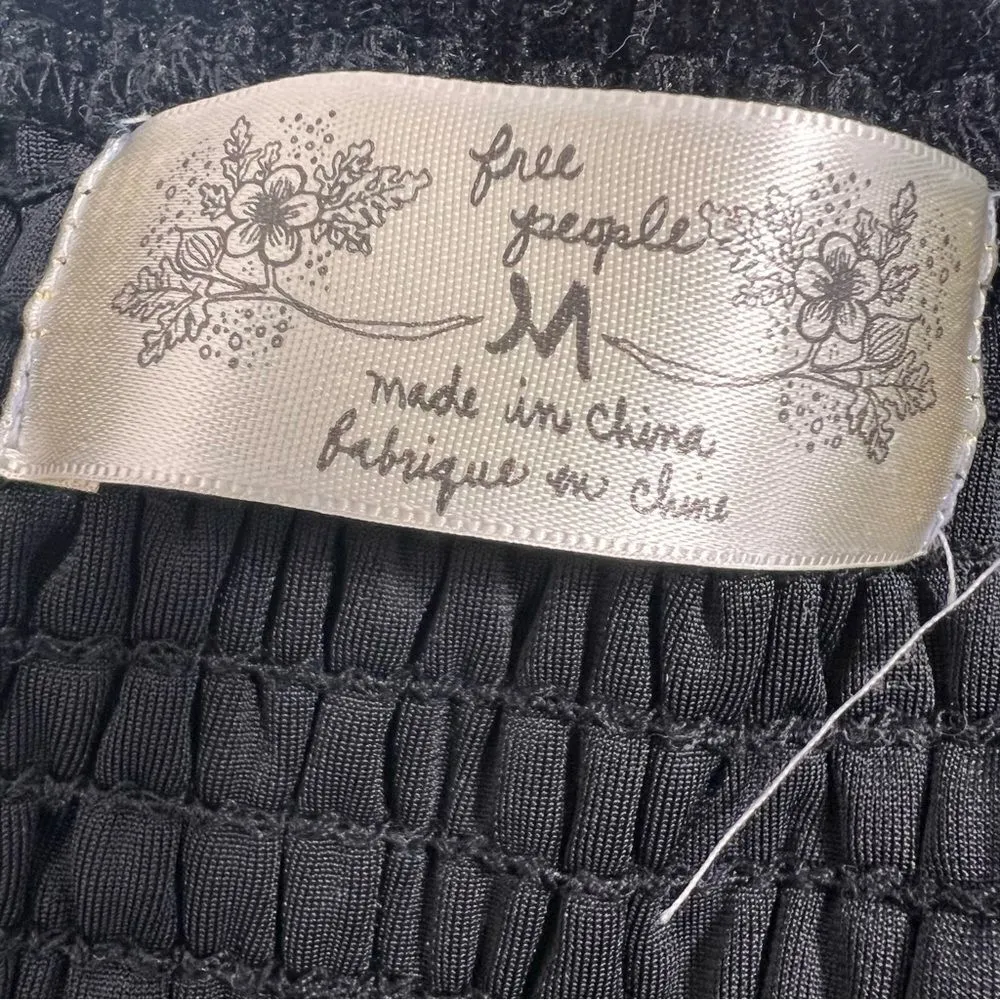 Free People Scandanavian Snowflake Velvet Babydoll Dress - Image 5