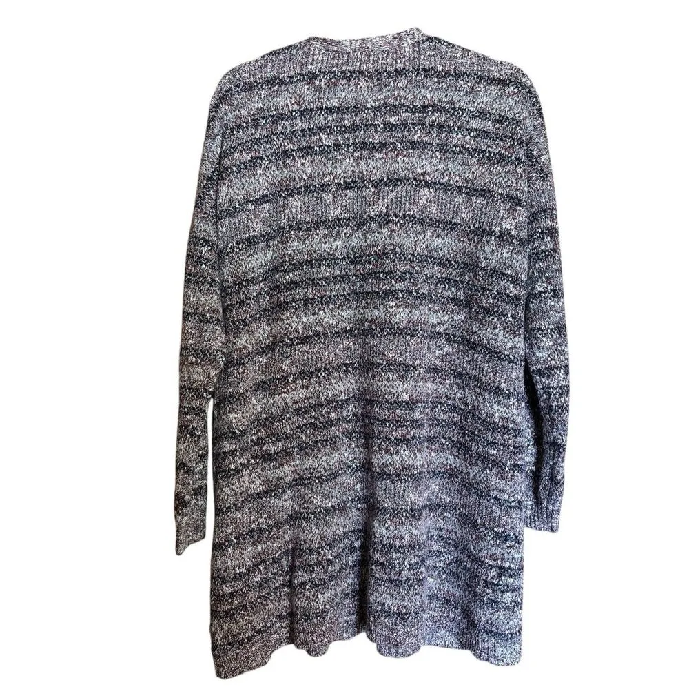 Knox Rose Duster Cardigan Womens XXL Multicolor Chunky Stretch Open Sweater - Image 6
