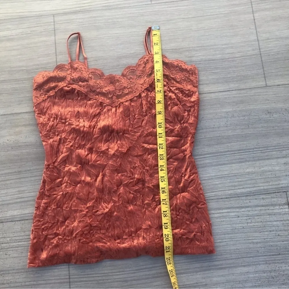 Charlotte Russe Orange Lace Camisole Top - Image 5