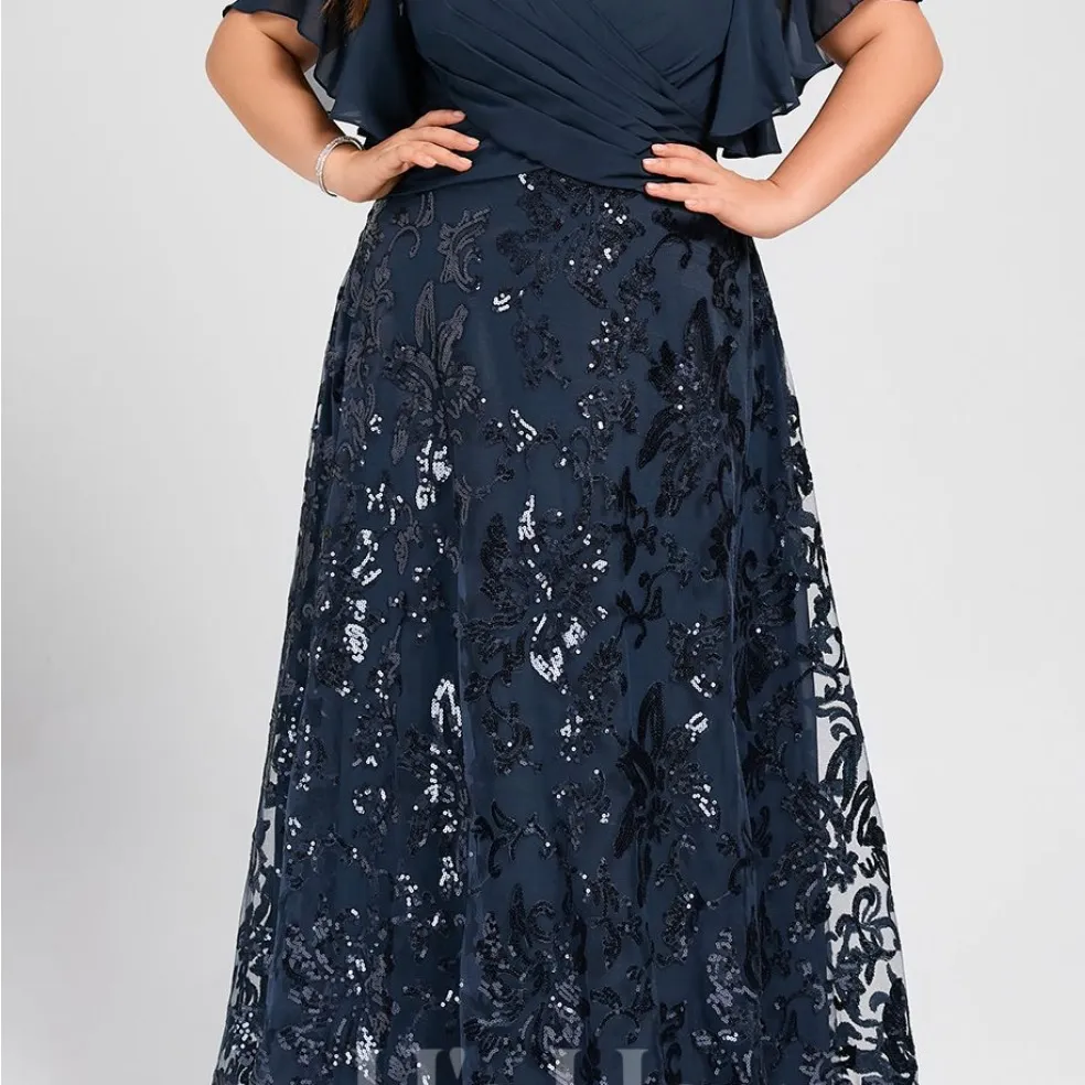 JJ’s House Black Lace Gown Size 14 Formal Elegance - Image 11