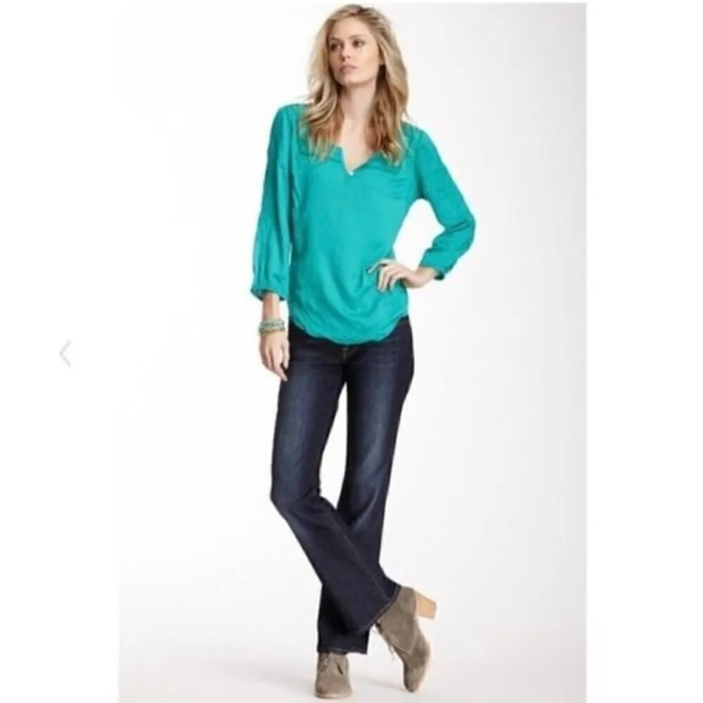 Lucky Brand Jean 4 27 Dayton Sweet N Low Flare Blue Ol Redwood - Image 3