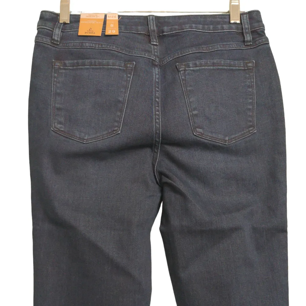 Prana Sienna Jean Deep Blue Mid-Rise Skinny Stretch Organic 10/30 - Image 5