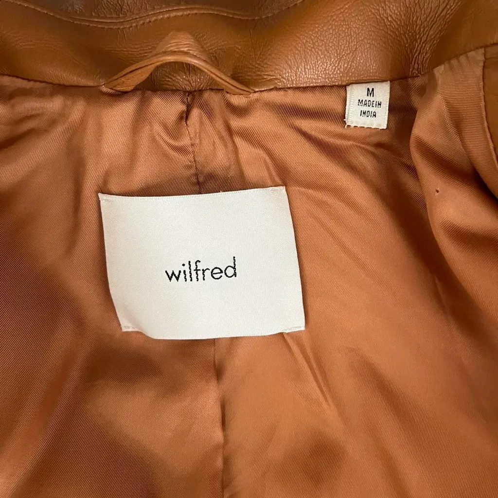 NWT Aritzia Wilfred Memories Blazer in Rich Chestnut - Image 3