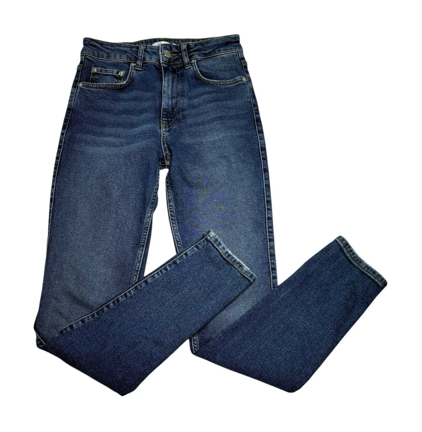 Anine Bing Womens Skinny Jeans Size 24 Blue Mid Rise Classic Denim - Image 1