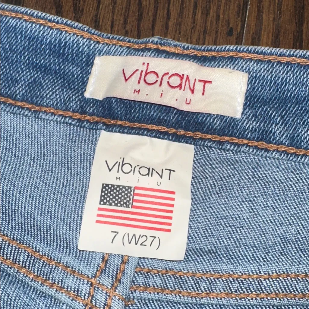 VIBRANT Jeans size 27 distressed Blue - Image 6