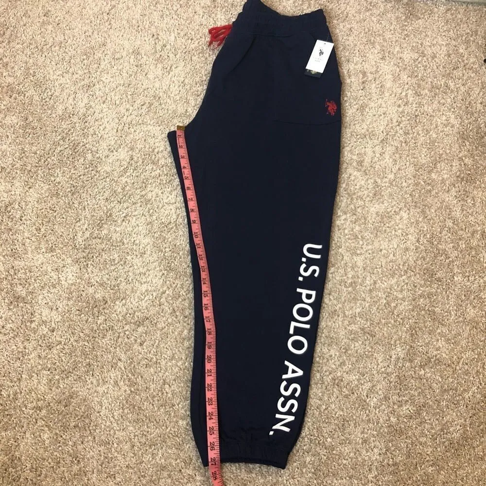 U.S. Polo Assn Women’s Logo Navy Jogger Size XXL - Image 11