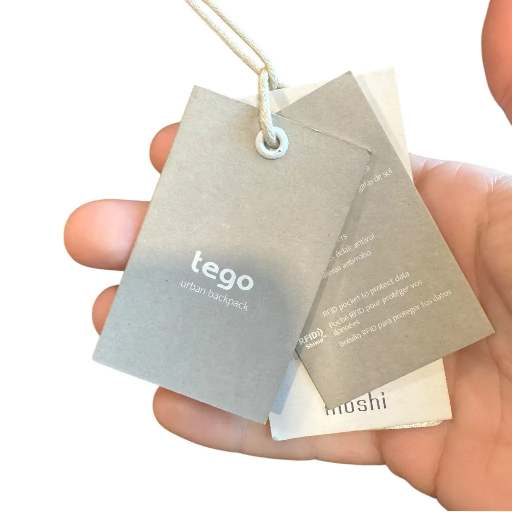 Moshi Tego Urban Backpack Charcoal Black Laptop‎ Bag RFID Anti - Image 9