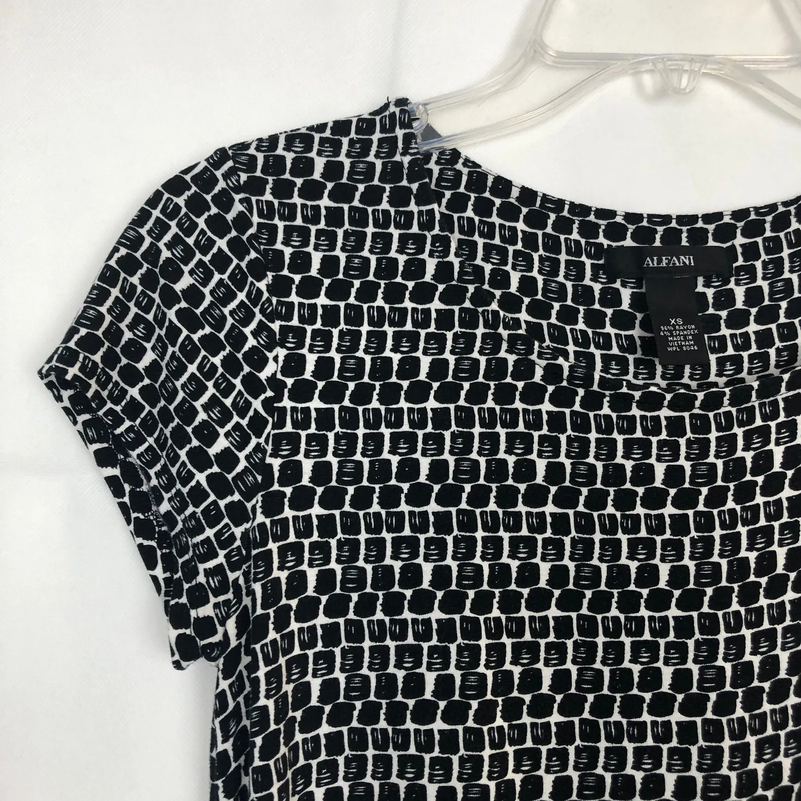 Alfani Short Sleeve Career Wear Top Size XS Casual - Image 5