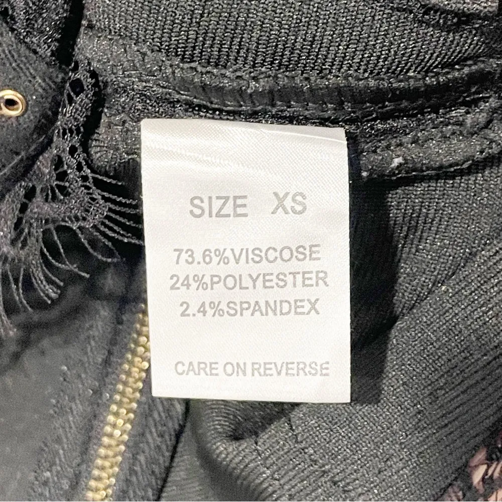 Posh MIA Size XS Black ALESSA Crafted Corset Lace Top - Image 5