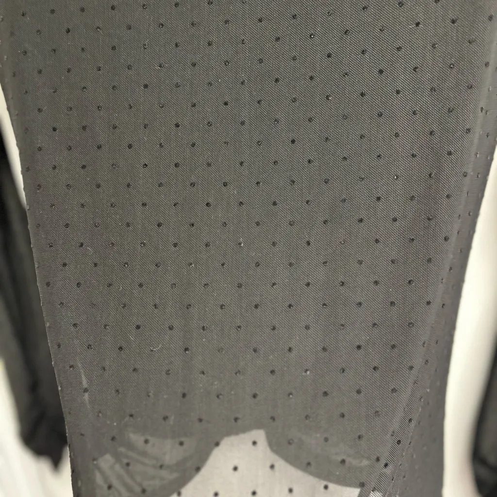 Laundry By Shelli Segal Black Ruched Blouse - Image 2