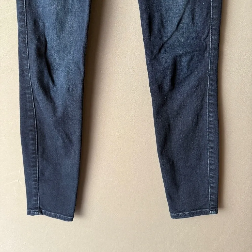 7 For All Mankind sz 23 blue jeans high waist‎ ankle jeans - Image 3