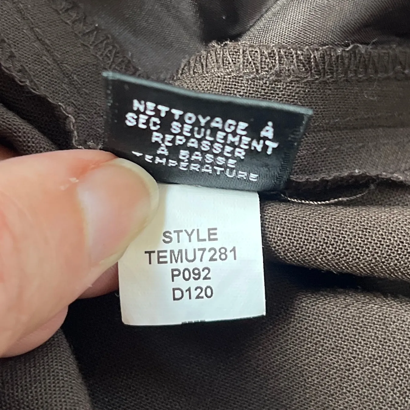 Ellen Tracy Wool Wide Leg Dress Womens Pants Sz 10 Brown Career Capsule Fall - Image 10