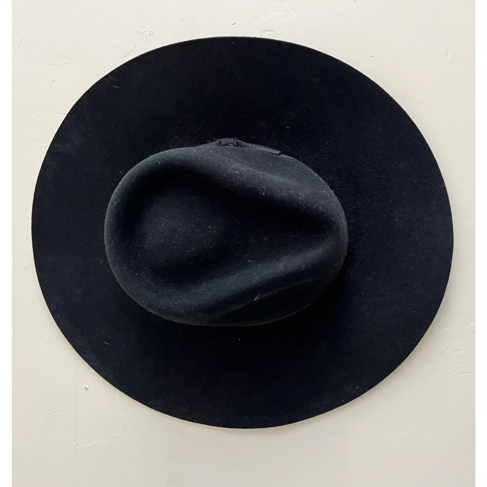 Charlie 1 Horse Women's Highway Wool Western Fashion Hat Black Ribbon Plain M - Image 2