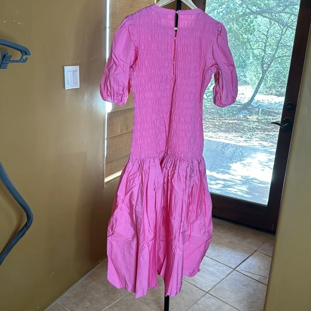 NWOT DEREK LAM 10 CROSBY Amaya Smocked Dress Size 8 - Image 9