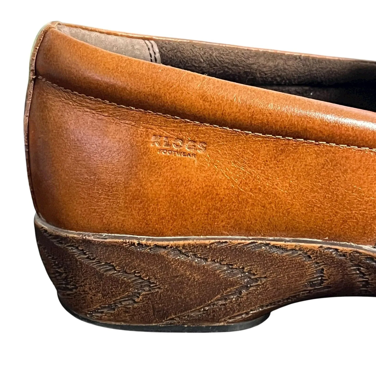 Klogs Footwear Shoes Womens Size 9.5 Brown Tucker Slip On Clogs Slip Resistant - Image 11