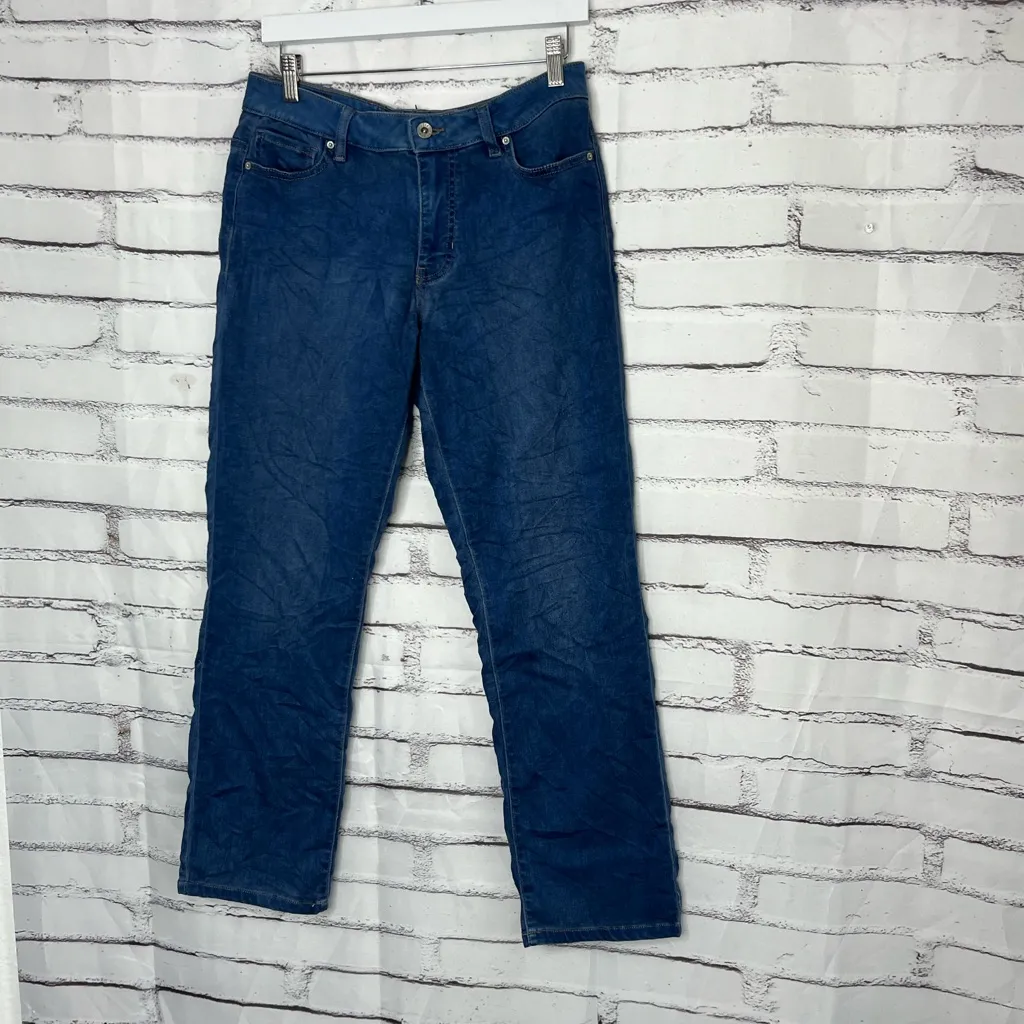 2016 by Parasuco Medium Blue Straight Leg Jeans Women’s Size 8 Mid Rise 29x29 - Image 8
