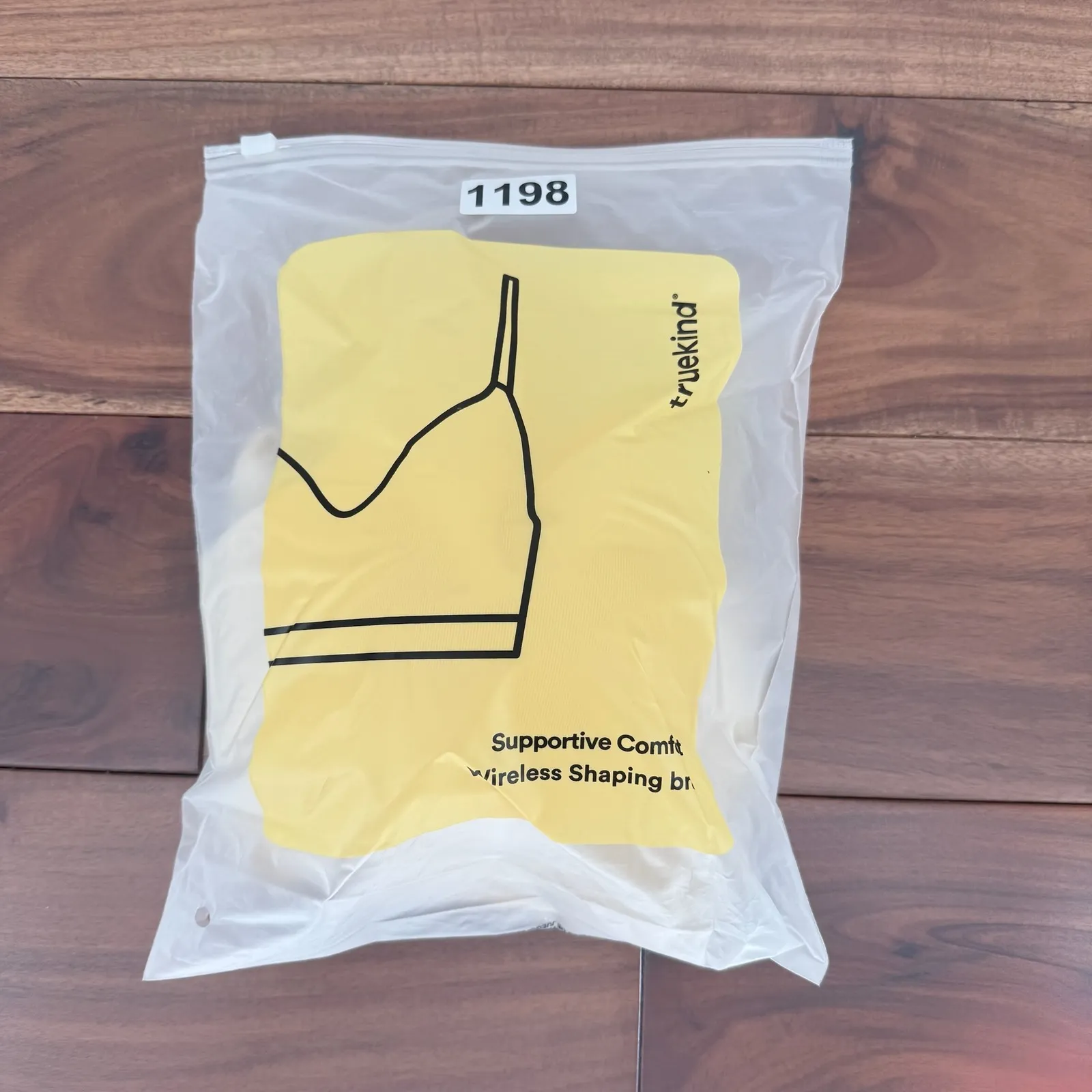 Truekind Supportive Comfort Wireless Shaping Bra Size L Tan Size L - Image 4