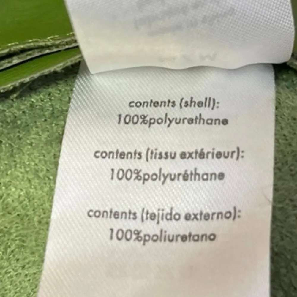 NEW WeWoreWhat Green Basic Faux Vegan Leather Short Overall Romper Jumpsuit M - Image 8