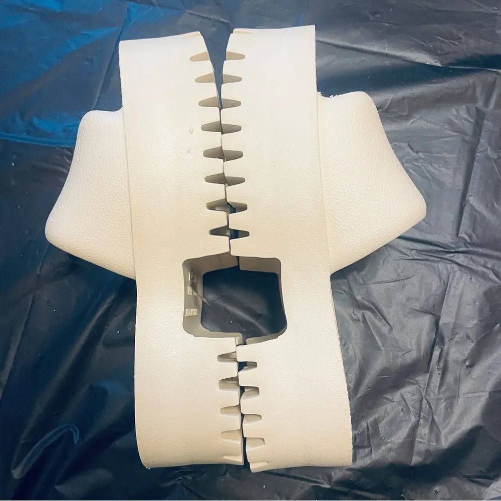 NWT Jeffrey Campbell Summertime Sandals - Women Size 7 - Sea Salt (Cream) - Image 6