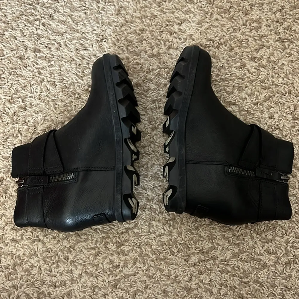 Sorel Joan Of Arc Wedge ll Zipper Ankle Wedge Boot - Size 6 - Image 7