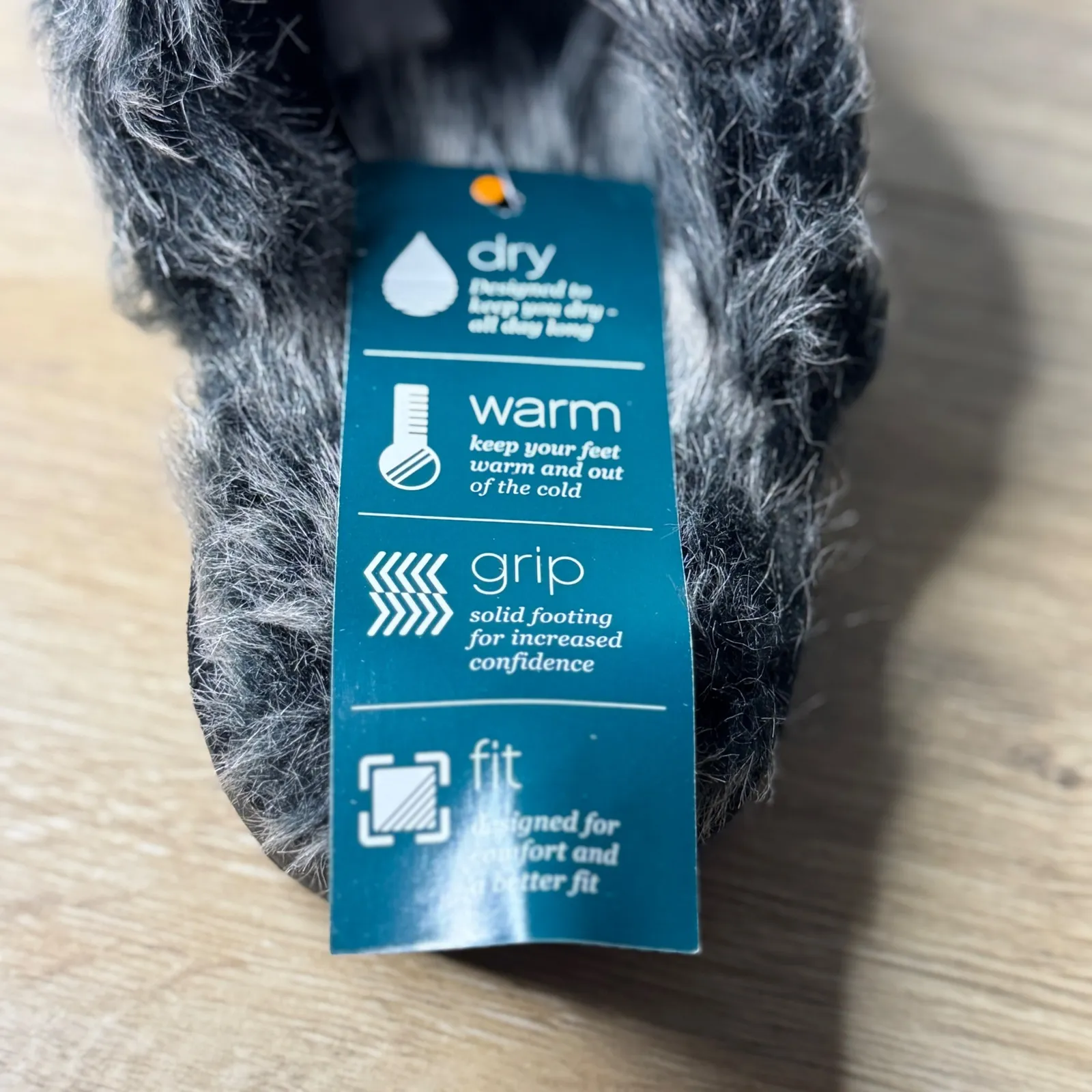 Sporto Jasmine 2 Black Suede Faux Fur Lined Slippers Women M Indoor Outdoor Cozy - Image 10