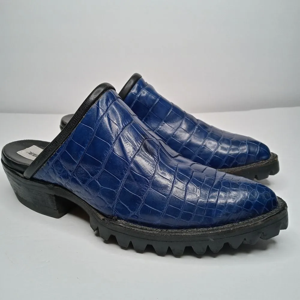 Bounty Hunter Mancos Colorado Leather Clogs Blue Size undefined - Image 2