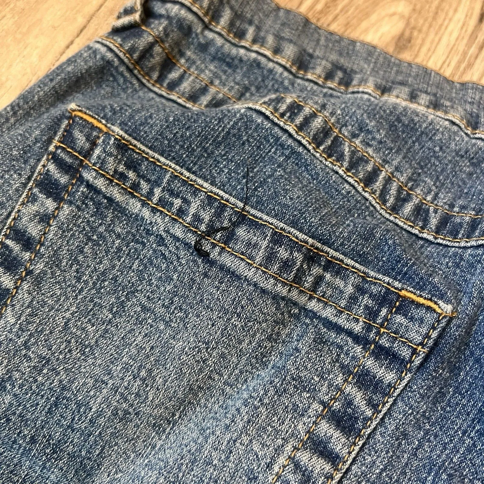 Baby Phat Jeans Bell Bottoms Size 14  Juniors Mid-Rise Vintage Blue Jeans #91 - Image 10