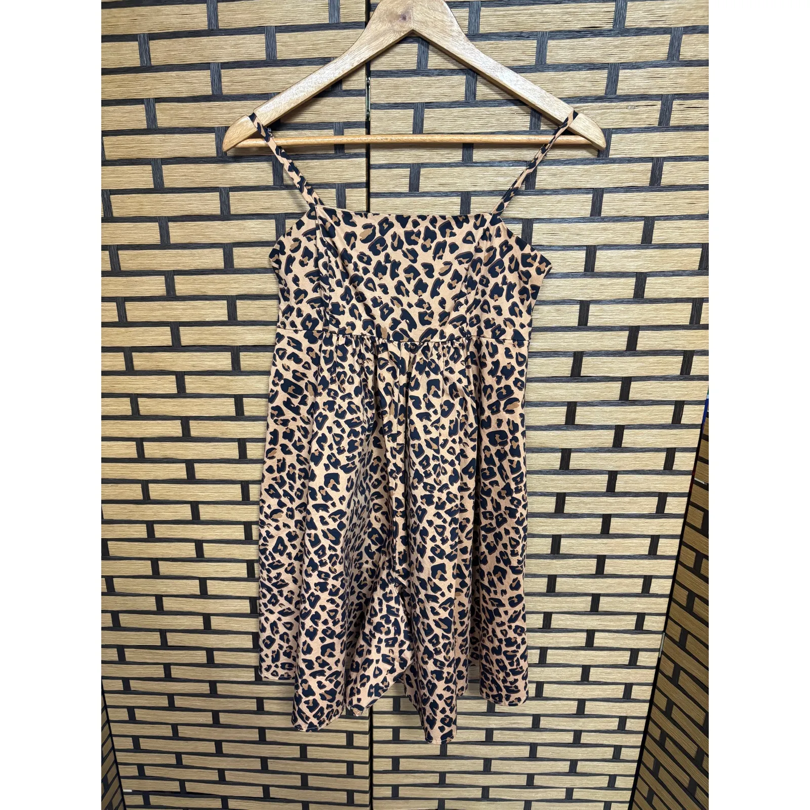 Hutch  Bandeau Leopard Print Romper Size XS - Image 2