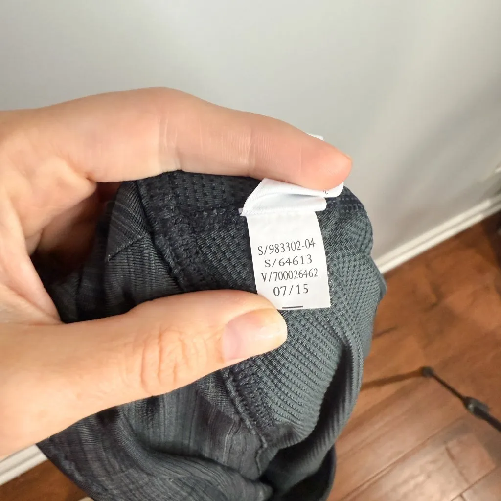 Athleta Stripe Swagger Skort Blue Gray Size Small - Image 6