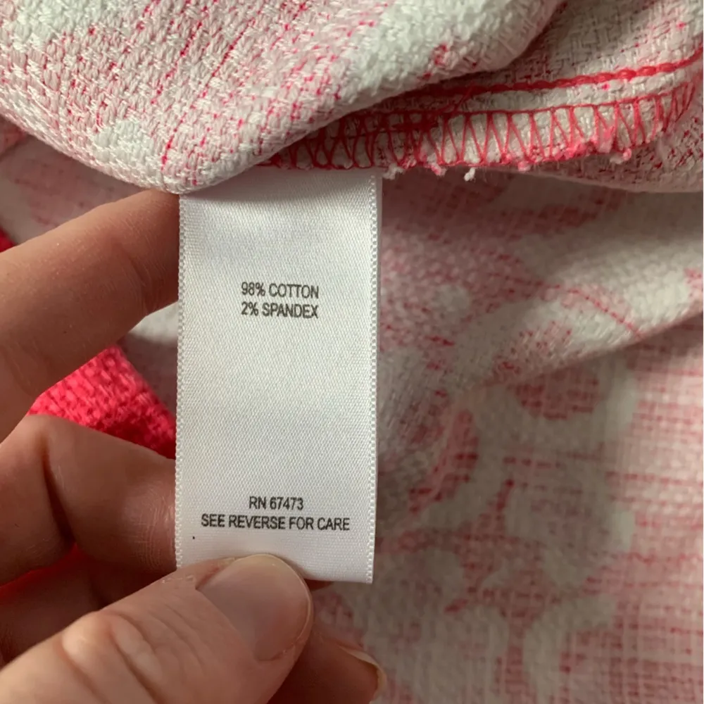 Just…Taylor Pink & White Pattern Preppy Mini Dress 6 - Image 6