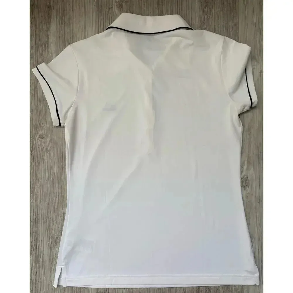 Adidas  | Women's Collared Polo Golf Tennis Short Sleeve Top | Medium - Image 2