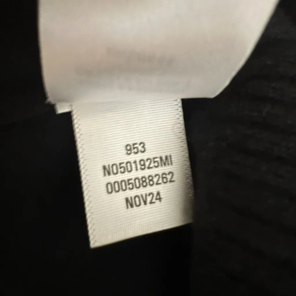 Nordstrom 100% Cashmere Mock Neck Sweater Pullover Women XS Black Minimalist NWT - Image 14