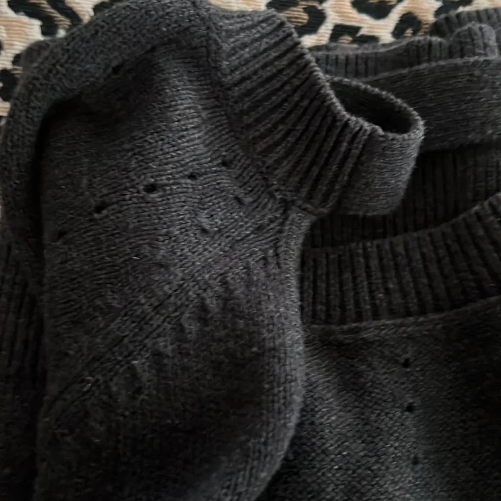 Lauren by Ralph Lauren gray sweater dress - Image 9