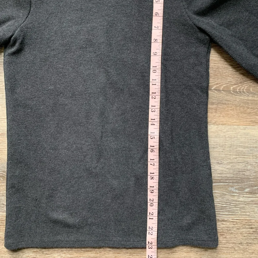 Madewell Dark Gray Turtleneck Sweater XXS - Image 5