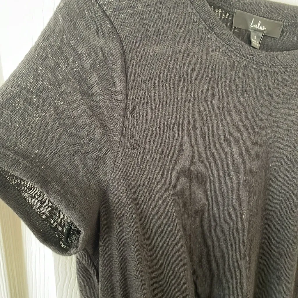 Lulus Easy Beauty black knit bodysuit - Image 5