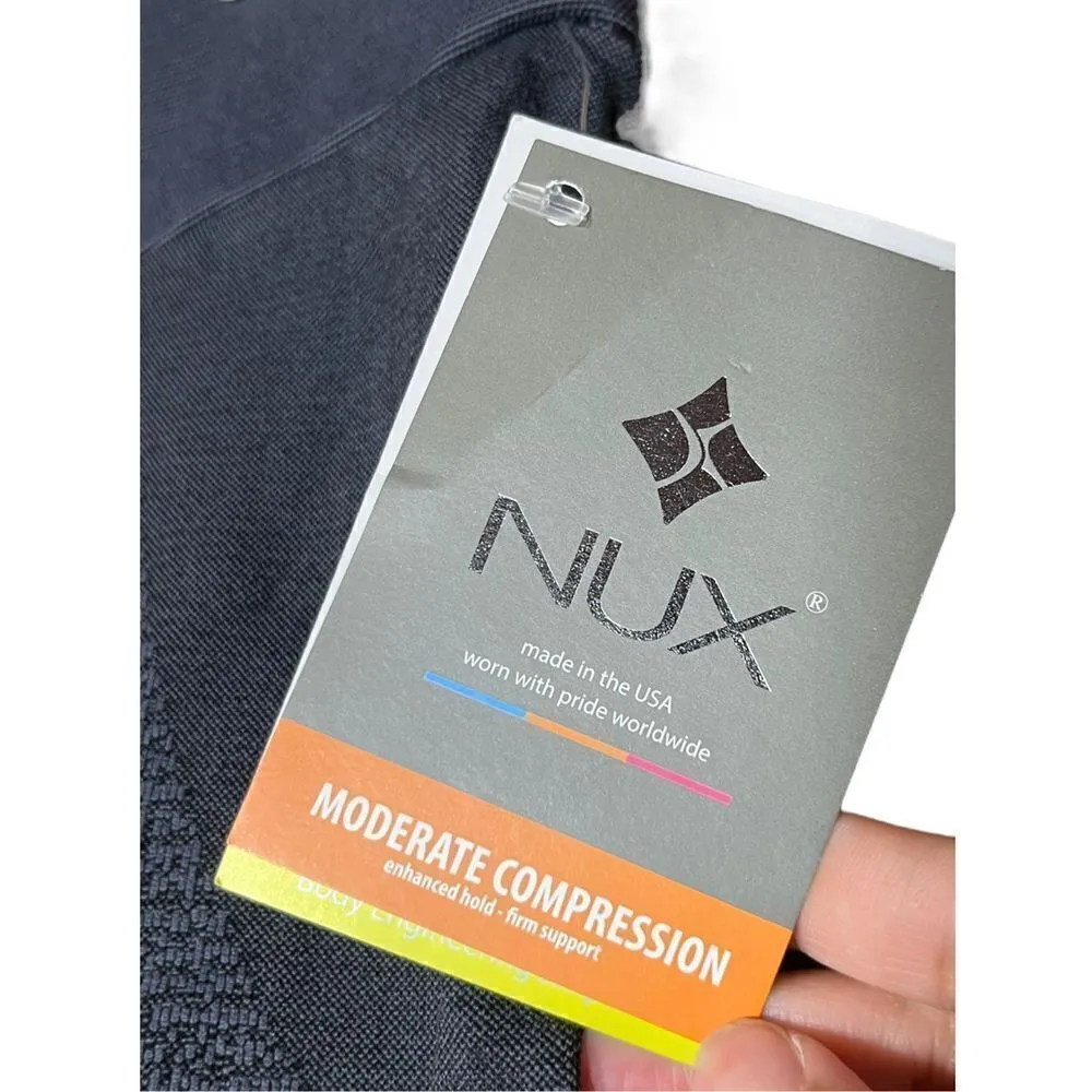 Nux Women’s Moderate Compression‎ Cropped Leggings‎ Size Medium Gray - Image 3