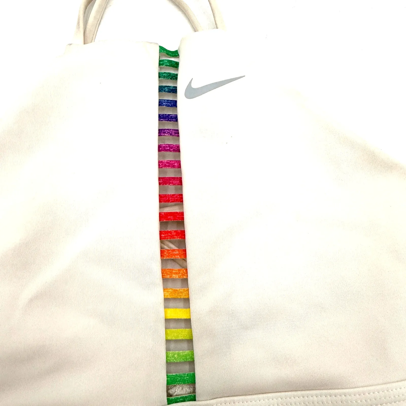 Nike Dr-Fit Indy Rainbow Ladder Sports Bra Size Small - Image 3
