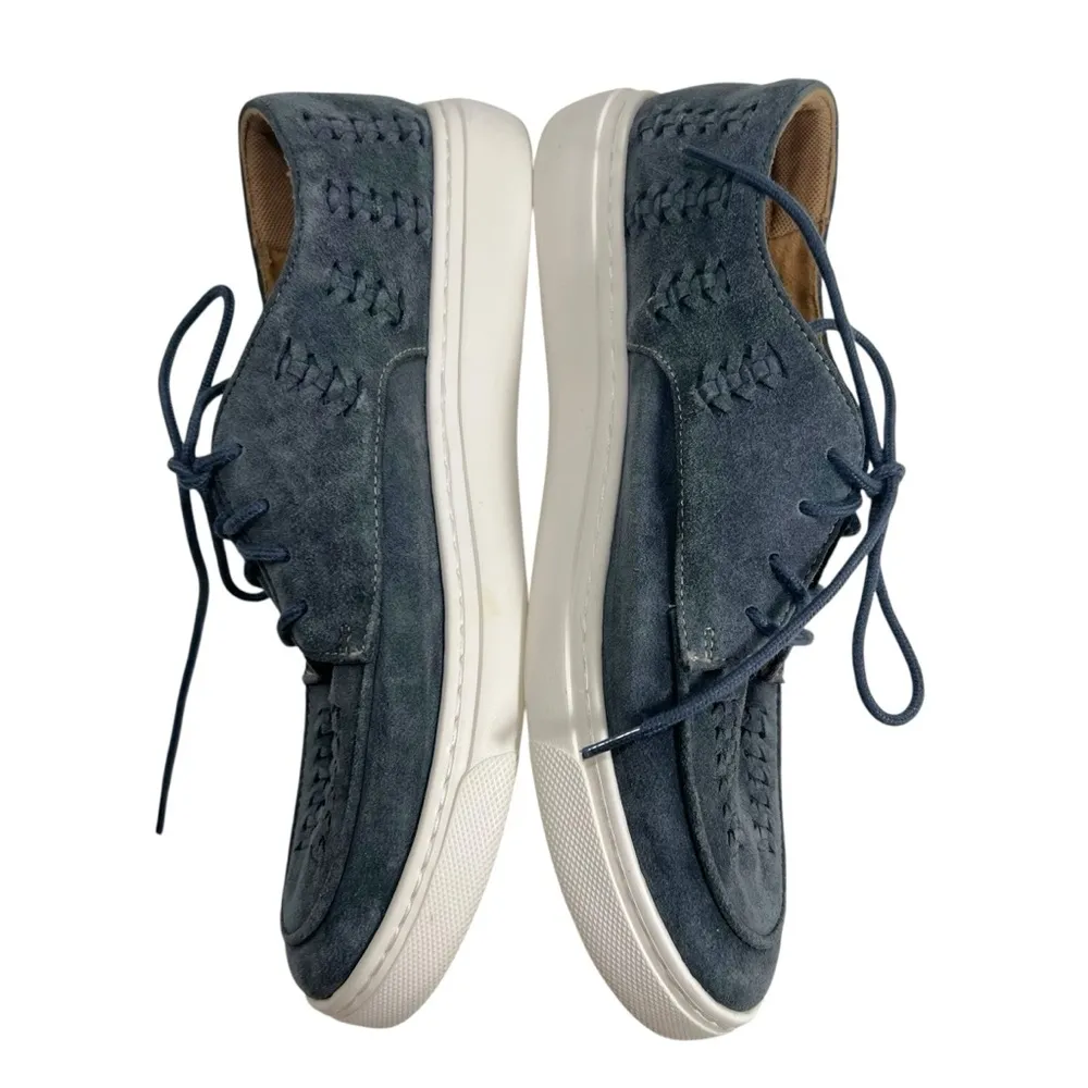 COMFORTIVA Thayer Leather Lace Up Comfort Boat Shoes Blue Size 10 - Image 10