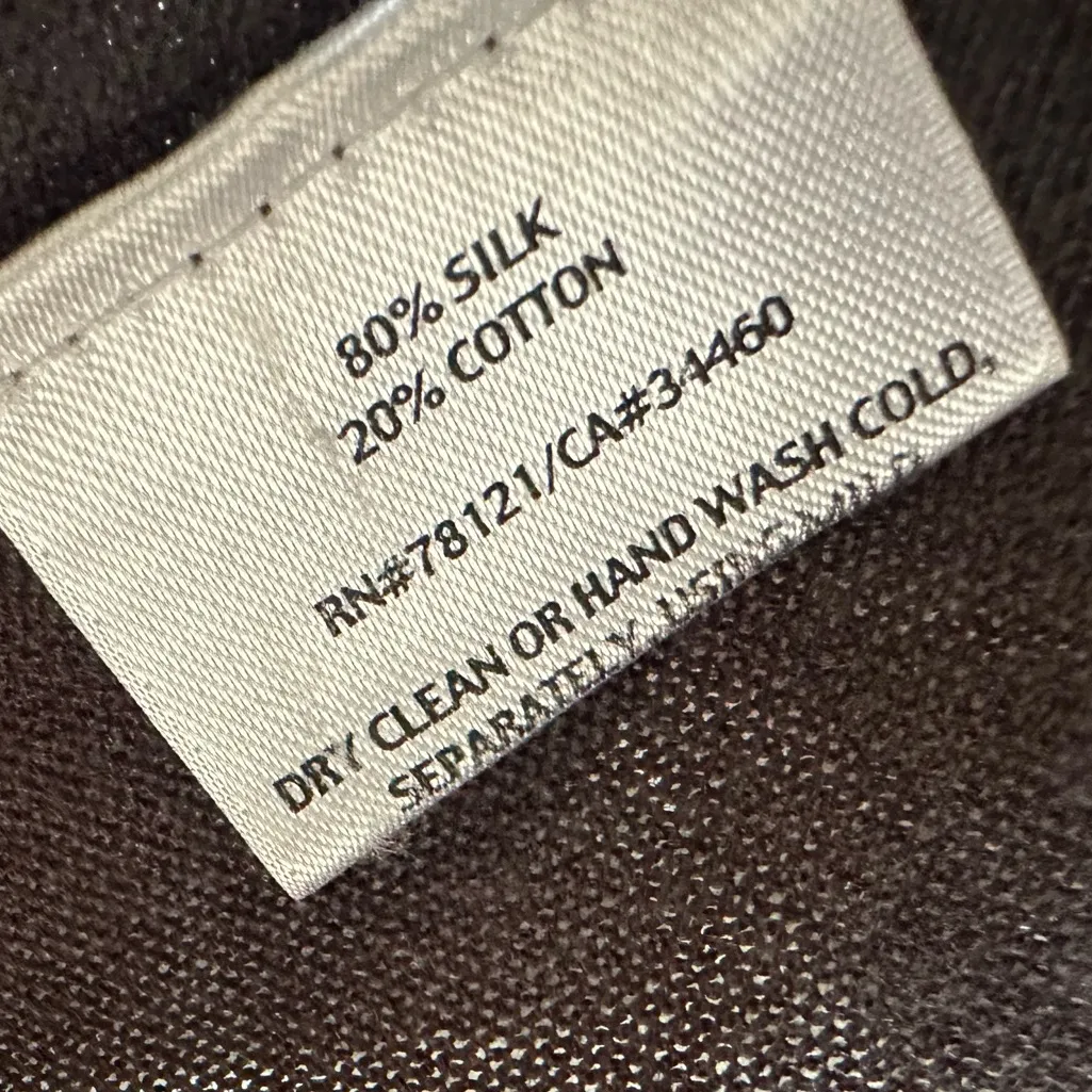 EILEEN FISHER DARK BROWN Shrug/ Cardigan. - Image 9